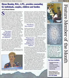 Elysse Beasley Pulse Article - 2005