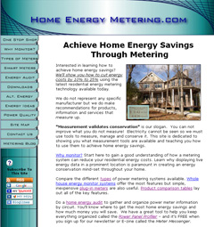 Home Energy Metering.com Web Site